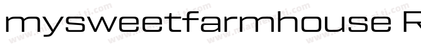 mysweetfarmhouse Reg字体转换